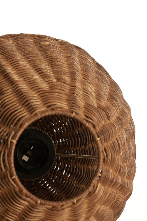 Light & Living tafellamp MAVON - bruin - Ø27.5x35cm