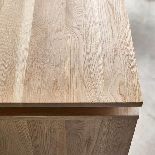 Tikamoon Massief eikenhouten buffet 120 cm - Naturel