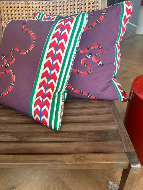 Catchii Kussen giddy snakes - vtwonen shop