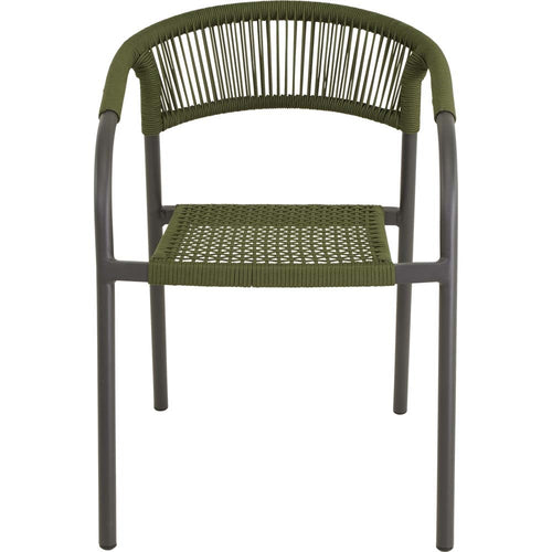 Lesli Living bistrostoel Nagano - groen - 56x63x78cm