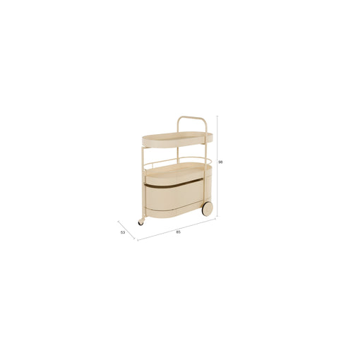 Zuiver Wim Trolley - Beige