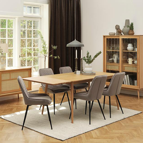 Olivine Boas Verlengstuk voor Houten Eettafel 45 cm - Naturel Eiken