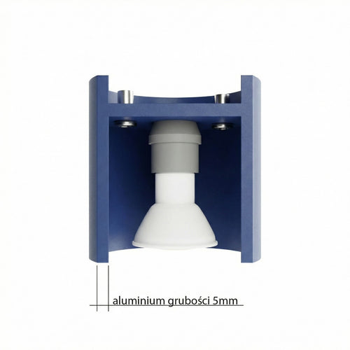 Sollux Lighting Wandlamp ORBIS 1 ultramarijn - 10x12x10cm