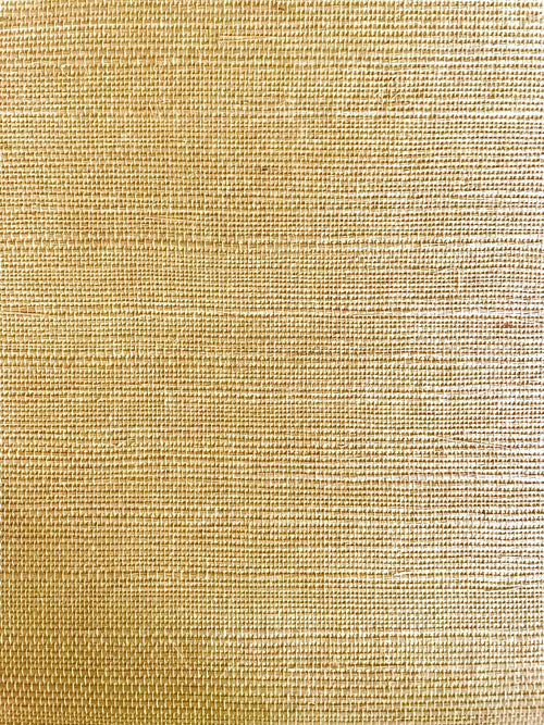 Behang Sisal goudgeel