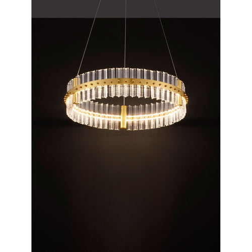 Nova Luce KEZO Hanglamp Platina Goud Triac Dimbaar LED 45W 2700lm 3500K