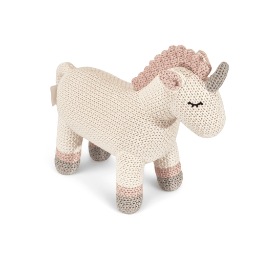 Pintado & Lacado knuffeldier Eenhoorn - wit - 30 cm