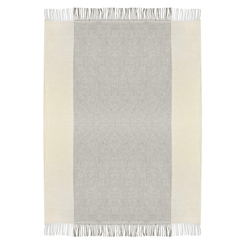 Malagoon plaid Easy nature - grijs - 140x200cm wol