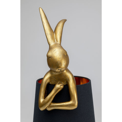 Kare Design tafellamp Animal - konijn - 68cm - goud en zwart