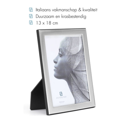 Zilverstad - Premium fotolijst Florence - 13x18 - Miro Silver - vtwonen shop