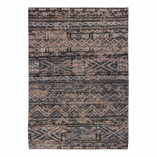 Louis De Poortere vloerkleed Black Rabat - grijs - 170x240cm - vtwonen shop