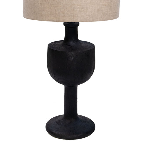 Giga Meubel Tafellamp Greta - Zwart/Beige