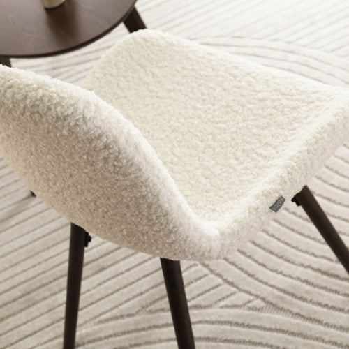 Nolon Nena-Fé Eetkamerstoel Teddy - Stof - Walnoot Poten - vtwonen shop