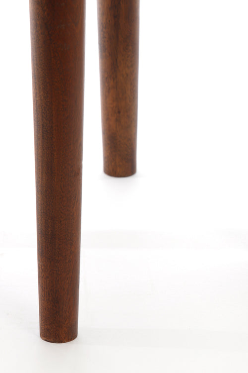 Light & Living bijzettafel QIANO - Ø49x49cm - bruin - vtwonen shop