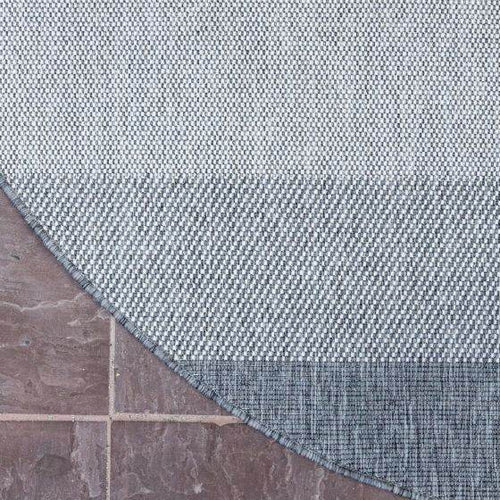 Interieur05 Rond Buitenkleed Boa - Grijs/Wit - Dubbelzijdig - EVA Interior - 200 x 200 cm - vtwonen shop