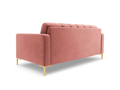 Cosmopolitan Design Bank Bali 2-zits, flueel, roze - 96x152x75cm