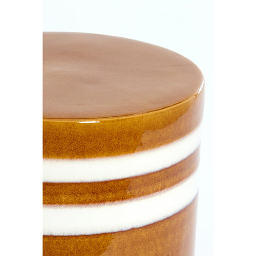 Light & Living bijzettafel Mooca - bruin - Ø42cm