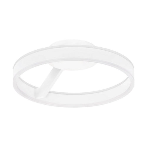 Nova Luce BIANCO Geïntegreerde LED-plafondlamp, halfverzonken, zandwit, Triac dimbaar, 28W 2010lm, 2700-3000-4000K kleurtemperatuur.