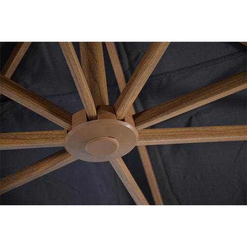 Lesli Living push-up parasol VirgoFlex - grijs - 300x300cm