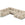 Cosmopolitan Design Panoramische hoekbank links Loretto 5-zits, flueel chocolade - 250x345x68cm