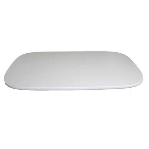 Giga Meubel Countertafel Maya - Deens Ovaal - Wit - 160 x 90 x 90 cm