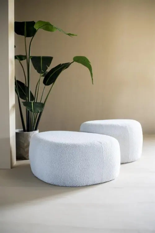 FurniLux Poef Liby klein – beige copenhagen - 70×48.5×42 cm - vtwonen shop