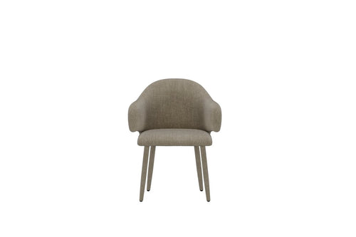 Rebellenclub  Daldal Eetkamerstoel - Set van 2 - Beige