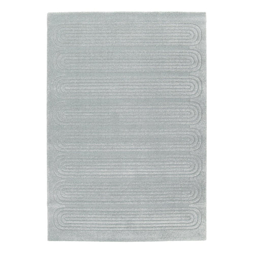 AFK Living vloerkleed Sinea - reliëfeffect - blauw - 120 x 170 cm