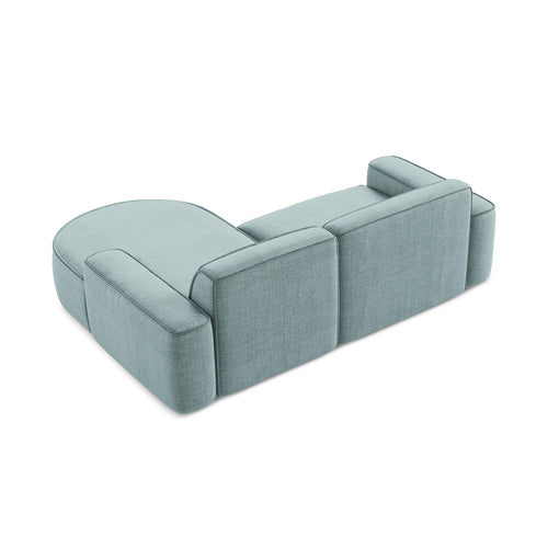 LaMiaSofa hoekbank rechts Melissa - textuurstof - jeans - 224x166x70