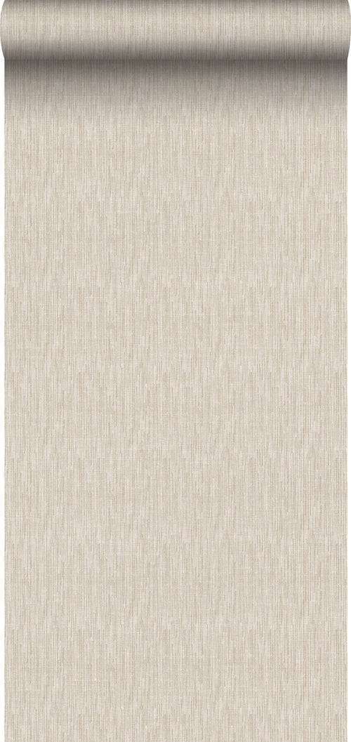 Sanders & Sanders behang linnenstructuur beige - 53 cm x 10 m - 640210