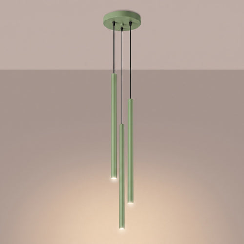 Sollux Lighting Hanglamp PASTELO 3P salie - 19,5x19,5x115cm