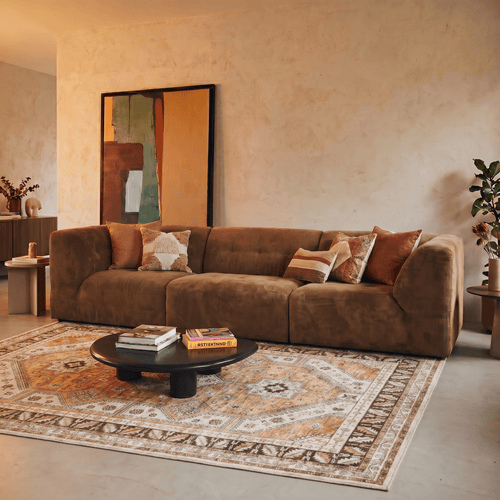 Interieur05 Vintage vloerkleed Medina Lichtroze