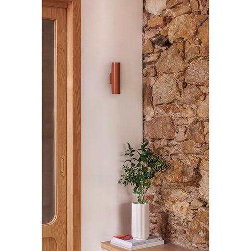 Faro STAN Up & Down Wandlamp Terracotta