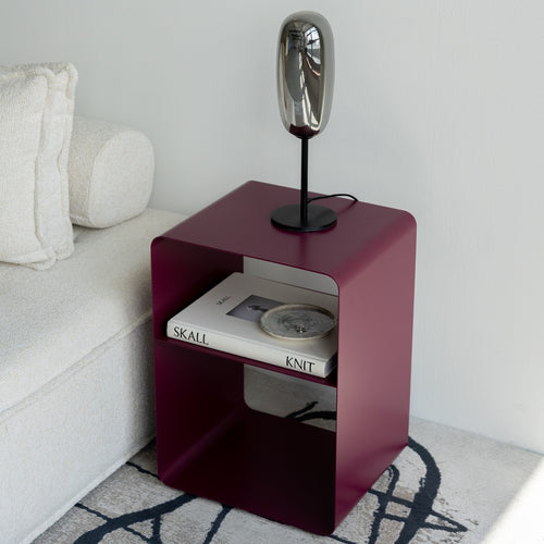 Kare Design Bijzettafel Lounge paars