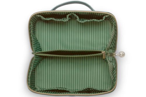 Pip Studio - Cyrille Make-up Tasje Dames - Groen - 11x5x22cm - vtwonen shop