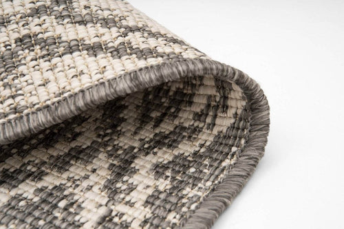 Buiten vloerkleed Frost - Grijs/Wit -  dubbelzijdig - EVA Interior - 200 x 200 cm - vtwonen shop