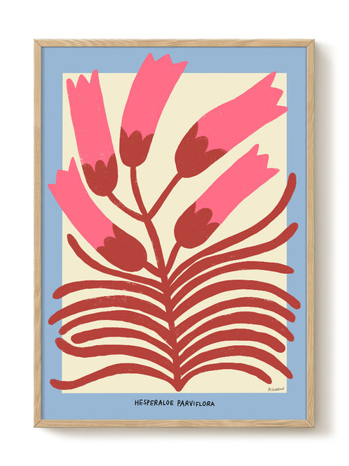 Madelen - Hesperaloe Parviflora - PSTR studio Kunst Poster - vtwonen shop