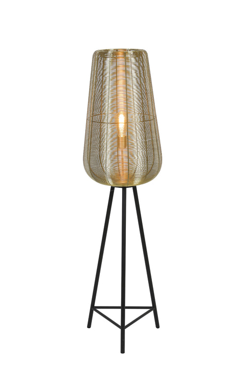 Light & Living vloerlamp ADETA - Ø37x135cm - goud - vtwonen shop