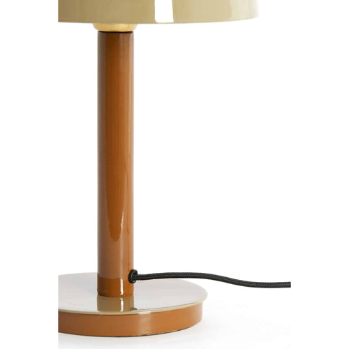 Light & Living tafellamp Marivet - bruin - Ø25cm