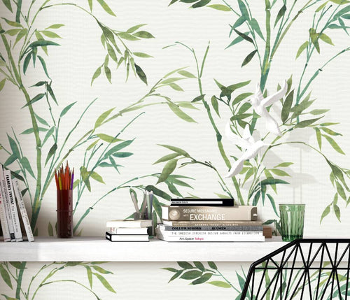 Erismann behang bladeren groen - 53 cm x 10.05 m - 661614 - vtwonen shop