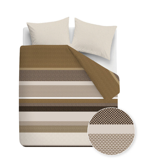 Beddinghouse Dekbedovertrek Hylke - 240 x 200/220 cm - Goud
