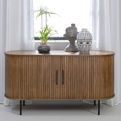 Olivine Lenn houten sideboard gerookt eiken - 140 x 45 cm - vtwonen shop