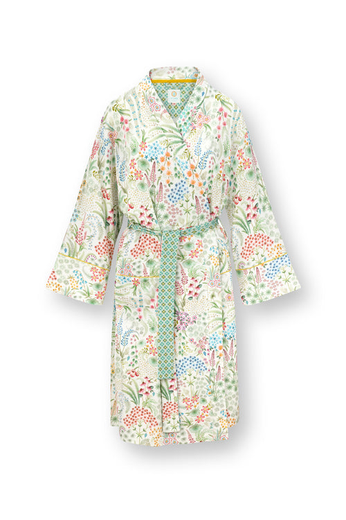 Pip Studio - Naomi Kimono - Dames - Querida - Wit - XXL - vtwonen shop