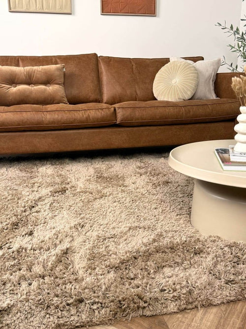 Interieur05 vloerkleed Pilo - hoogpolig - taupe - 200 x 290 cm