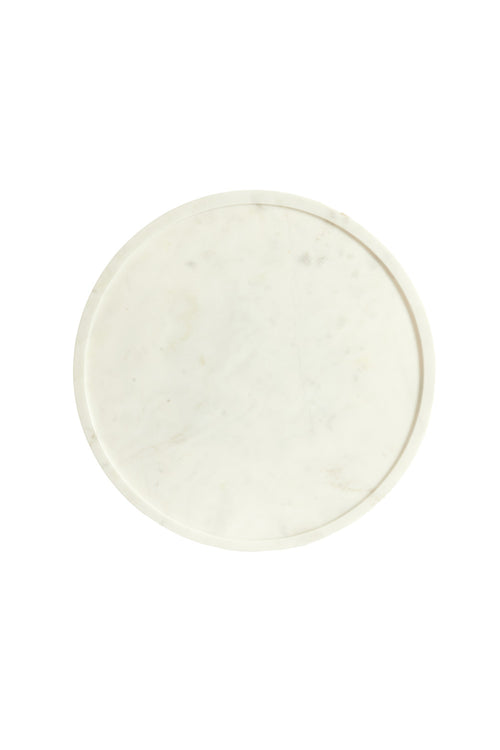 Light & Living bijzettafel CIVITA - Ø41x53 cm - wit - vtwonen shop