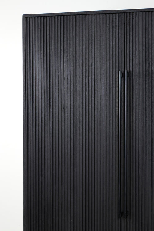 Light & Living kast ABAGE - 120x40x180cm - zwart
