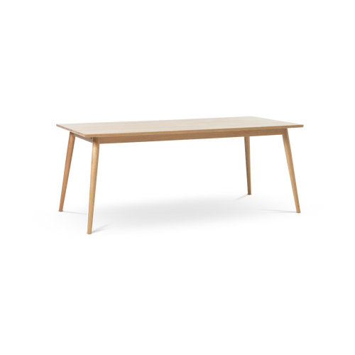 Olivine Boas verlengbare houten eettafel naturel - 190 x 90 cm - vtwonen shop