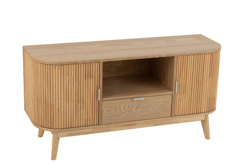 J-Line kast Rond - dennenhout - naturel - small - vtwonen shop