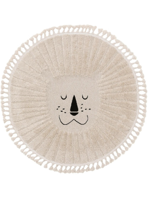 benuta kindervloerkleed Momo - crème - ø 120 cm