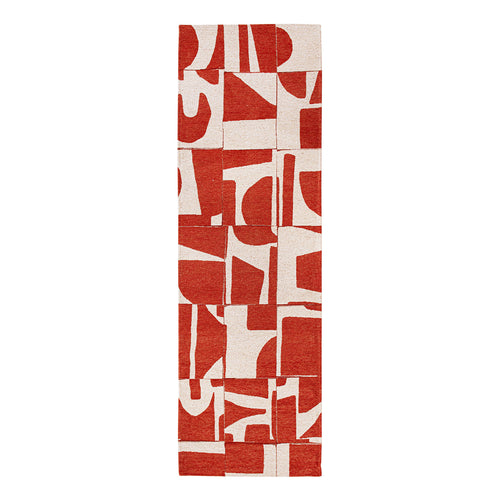Louis De Poortere vloerkleed Rust - rood - 80x250cm
