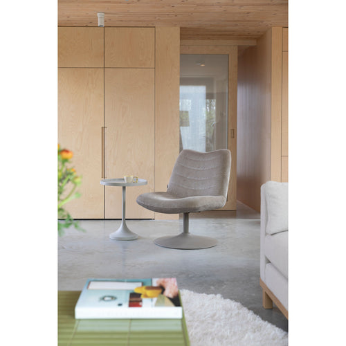 Zuiver Jason Bijzettafel Rond 46 cm Beige